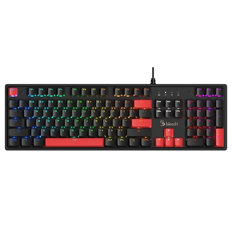 A4Tech 47737 Bloody S520N Fire Black ,BLMS RED Plus Switch,