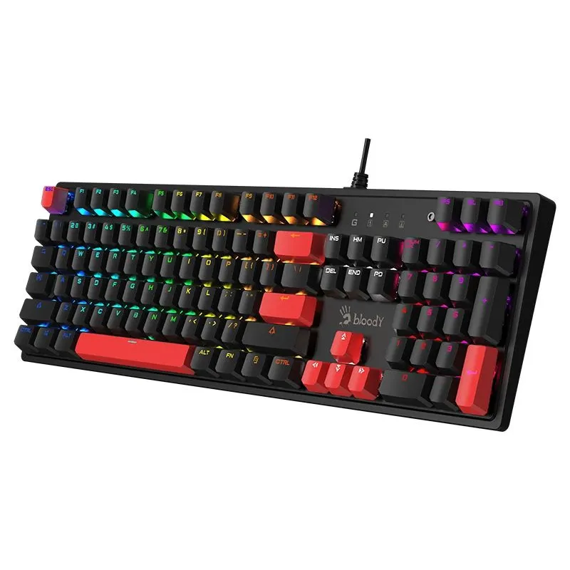 A4Tech 47737 Bloody S520N Fire Black ,BLMS RED Plus Switch,