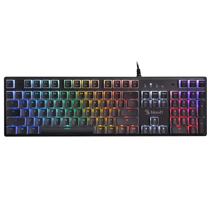 A4Tech 47788 Bloody S520N Mechanical Switch RGB Gaming Keyboard