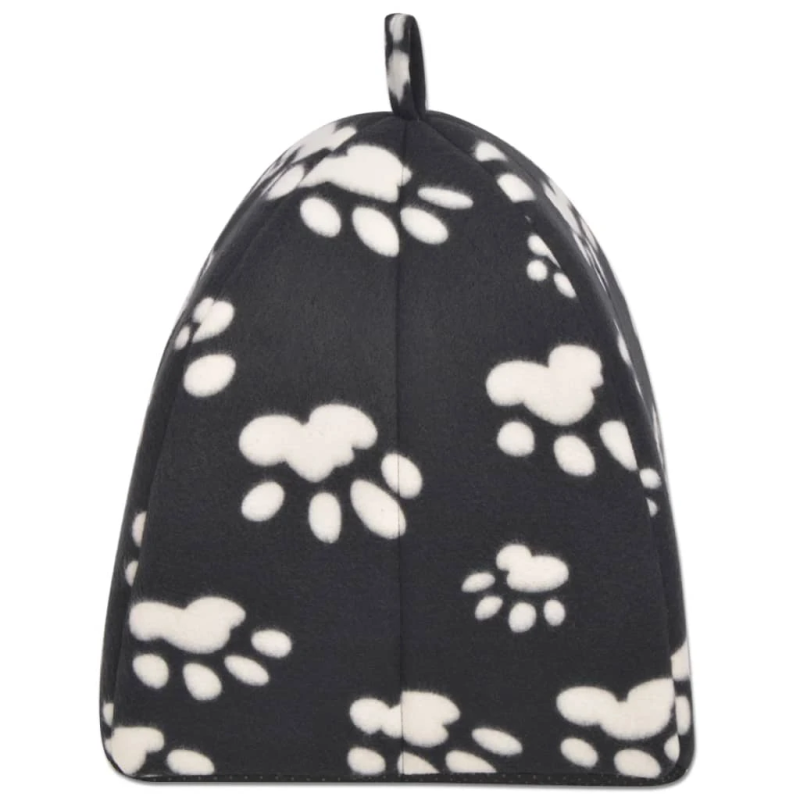 vidaXL kaķu gulta, L izmērs, melna