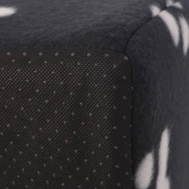 vidaXL kaķu gulta, L izmērs, melna