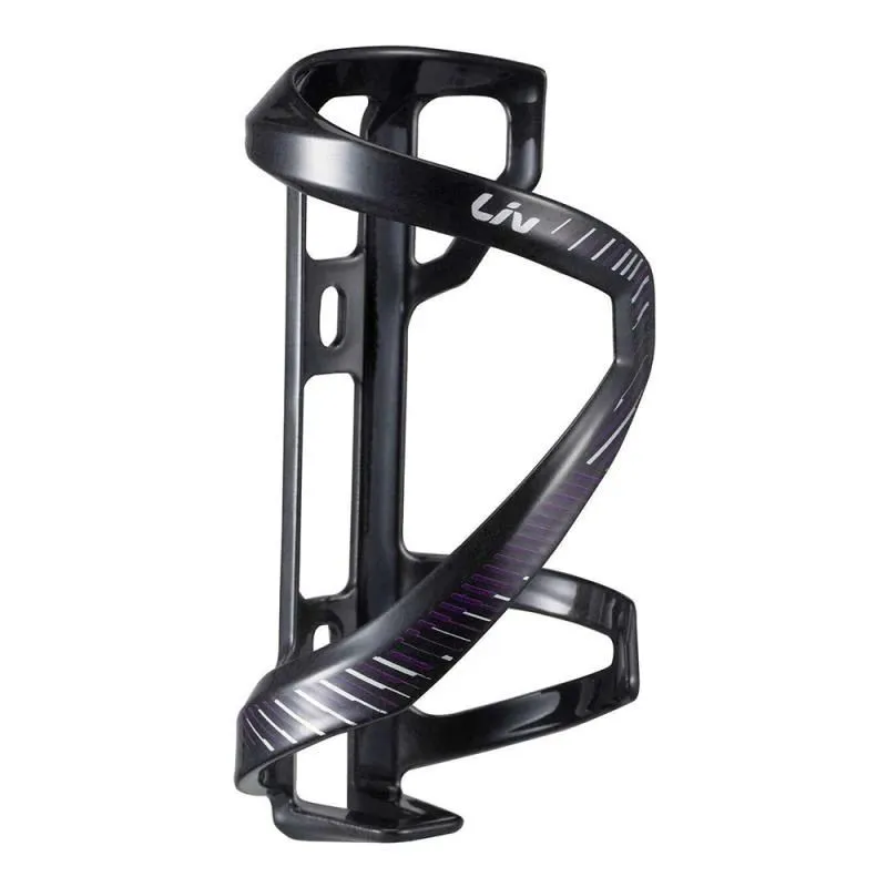 Pudeļu turētājs LIV Airway Composite Sidepull R, Melns-Purpursarkans, melns-violets