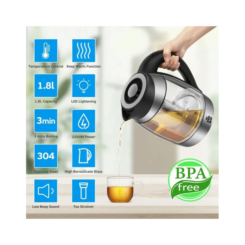 ForMe FKG-488 Cordless Electric Kettle 1,8 L