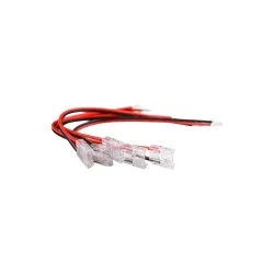 LEMLUX LED sloksnes savienotājs ar 15cm vadu 10mm 5 gab.