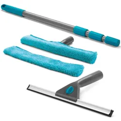 Beldray LA028693FTQEU7 2 in1 Telescopic Window Cleaning Set
