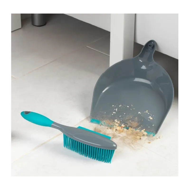 Beldray LA069351FP1EU7 Pet Plus Rubber Head Dustpan & Brush