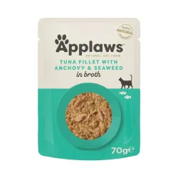 Mitrā kaķu barība Applaws. tunzivis-anšovi. 0.07 kg
