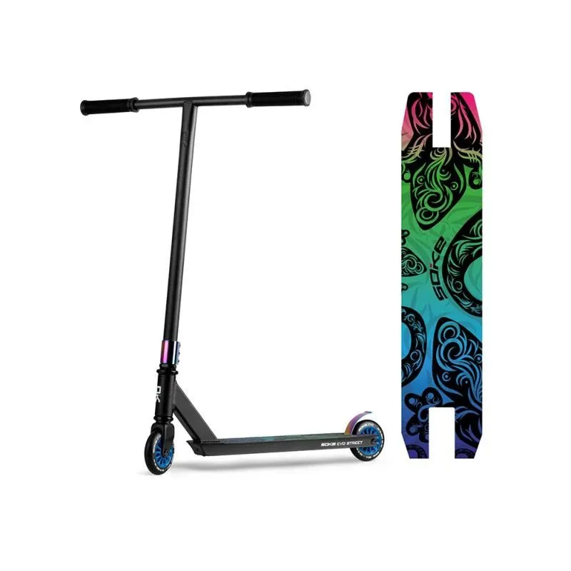 Stunt skrejritenis SOKE EVO, Street Black, melnā krāsā