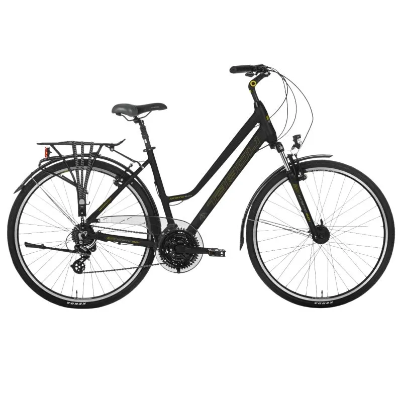 Sieviešu velosipēds TABOU Kinetic 2.0 PLUS W, 28 melns-zelts ,L,