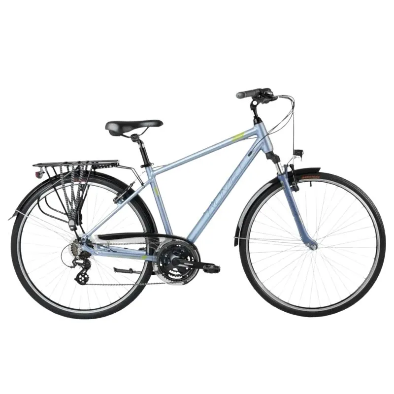Hibrīda velosipēds ROMET Wagant 0, pelēks-zaļš ,M,