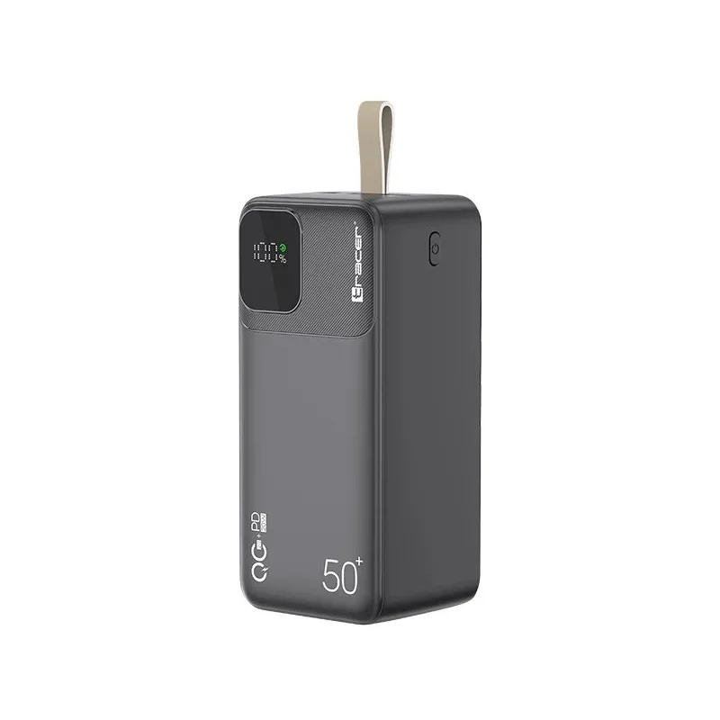 Tracer 47825 Prime-V5 50000mAh QC22.5W+PD20W Power Bank, Black
