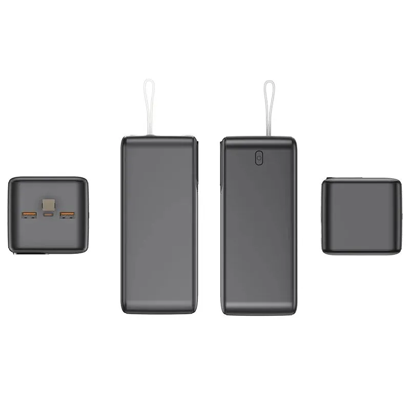 Tracer 47825 Prime-V5 50000mAh QC22.5W+PD20W Power Bank, Black