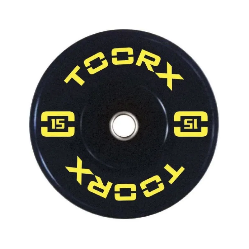 Svara disks TOORX Bumper Plate Absolute, 50 mm, 15 kg