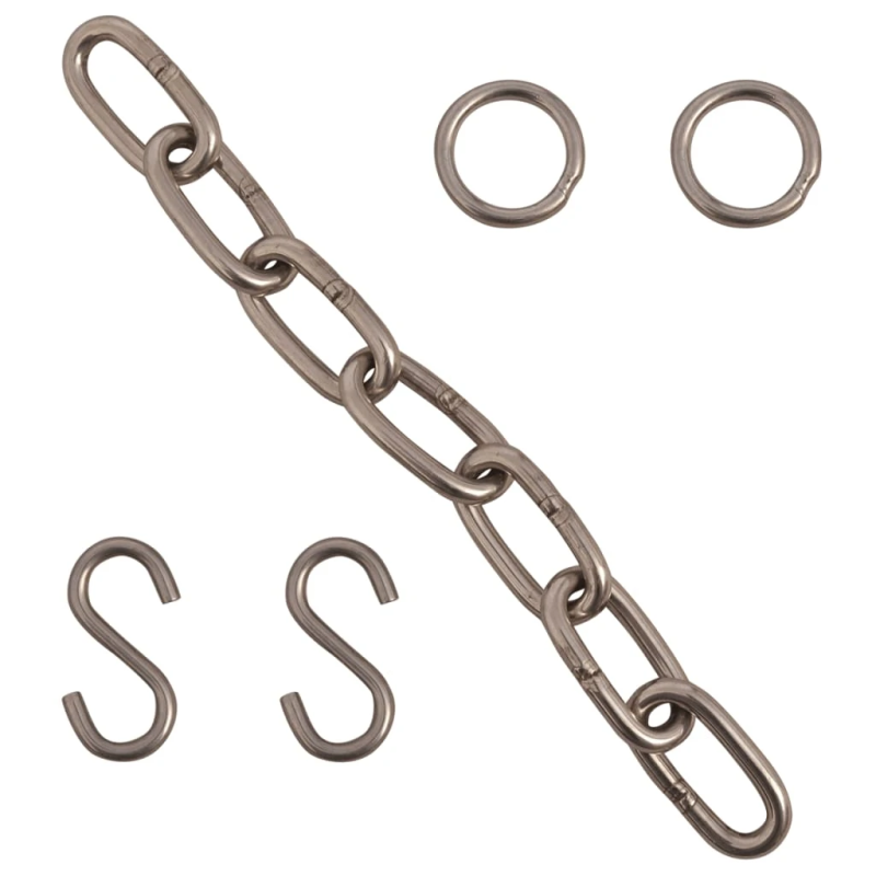 vidaXL bukšu izlīdzināšanas komplekts, 87 daļas, nerūsējošs tērauds