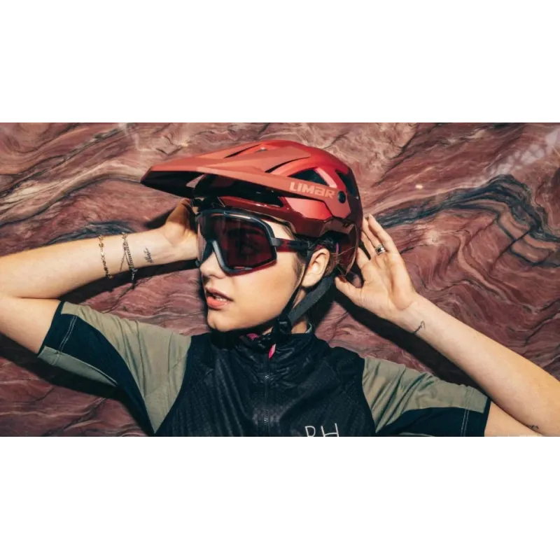 Saulesbrilles LIMAR KOSMOS JUNGLE MATT BLACK AMARANTH