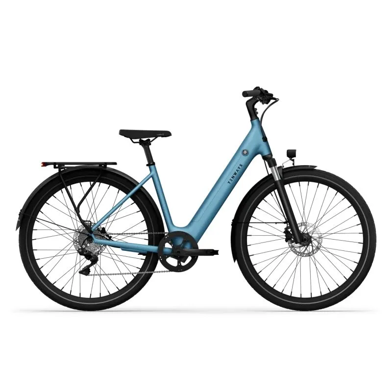 Elektrovelosipēds TENWAYS CGO800 Plus, debeszils