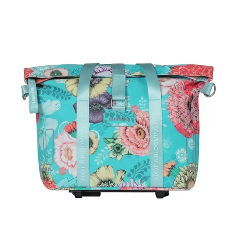 Stūres soma BASIL Bloom Field 8-11L, zili ziedu