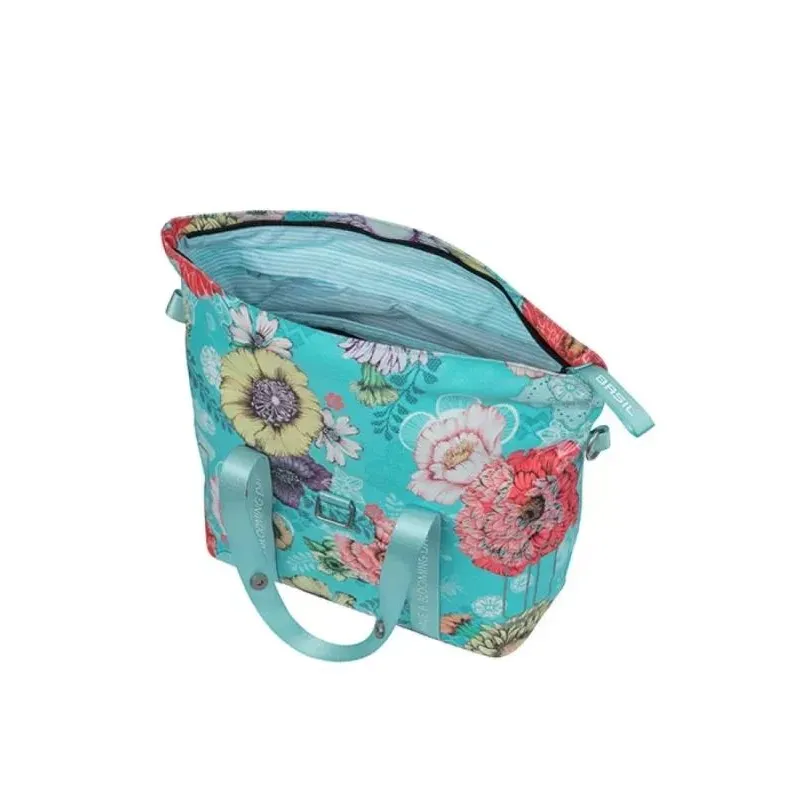 Stūres soma BASIL Bloom Field 8-11L, zili ziedu