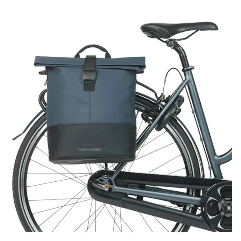 Bagāžas soma BASIL Cove ar MIK āķiem, 14-16 L, zila-melna