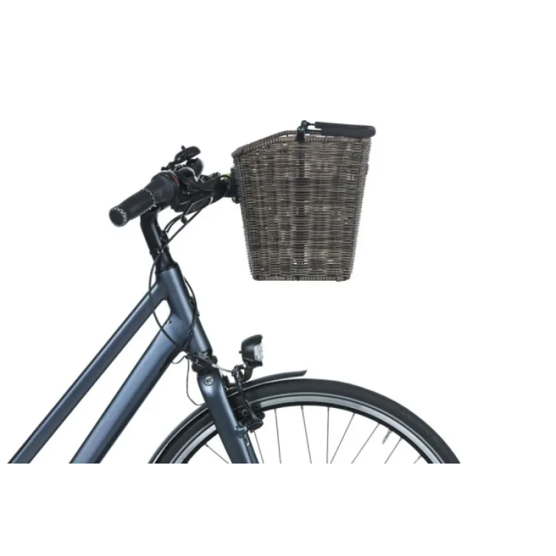 Velosipēda priekšējais grozs Basil Bremen Rattan Look KF, noņemams