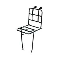 BASIL Front Carrier L, melns