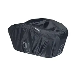Lietus pārsegs grozam BASIL Keep Dry M, melns
