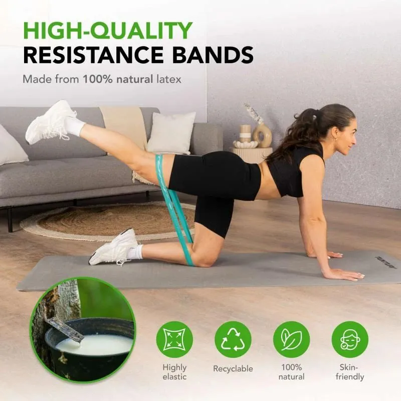 TUNTURI Mini Resistance Band Set, 4 gab