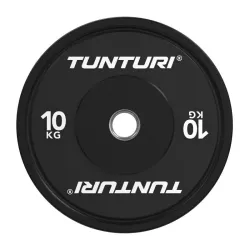 Утяжеляющая пластина TUNTURI Platinum Bumper Plate, черная, 50 мм, 10 кг