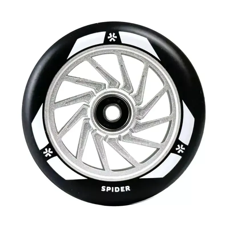 Motorollera ritenis Union Spider Pro Scooter Wheel 110mm melns-sudrabs