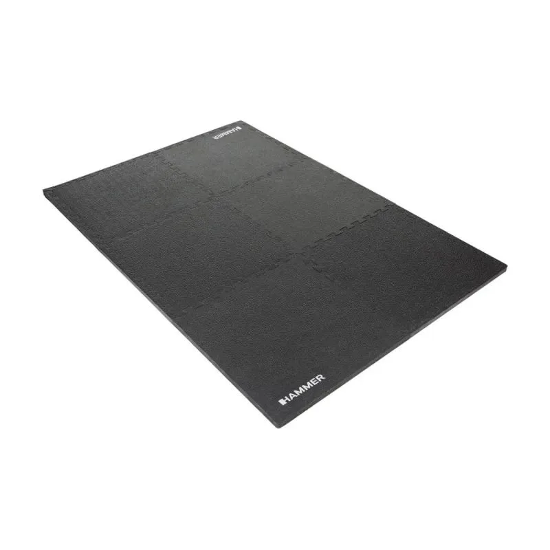 HAMMER Puzzlemat profesionāls vingrošanas paklājiņš, 156 x 104 x 2,5 cm, 6 daļas