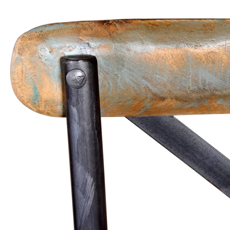 vidaXL bāra krēsls, pārstrādāts masīvkoks