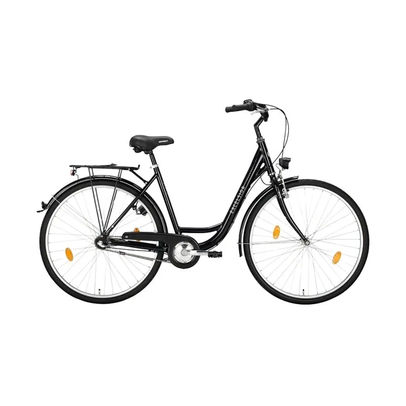Sieviešu velosipēds EXCELSIOR Road Cruiser Alu, 28, 3k, melns