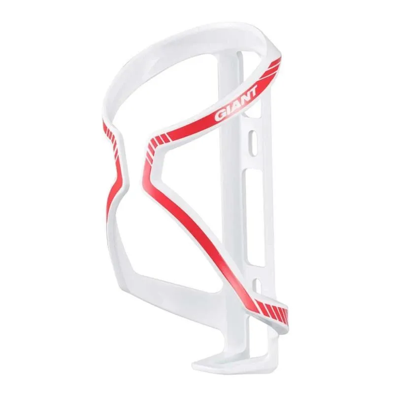 Pudeļu turētājs GIANT AIRWAY SPORT Balts-Gloss Sarkans, balts-sarkans