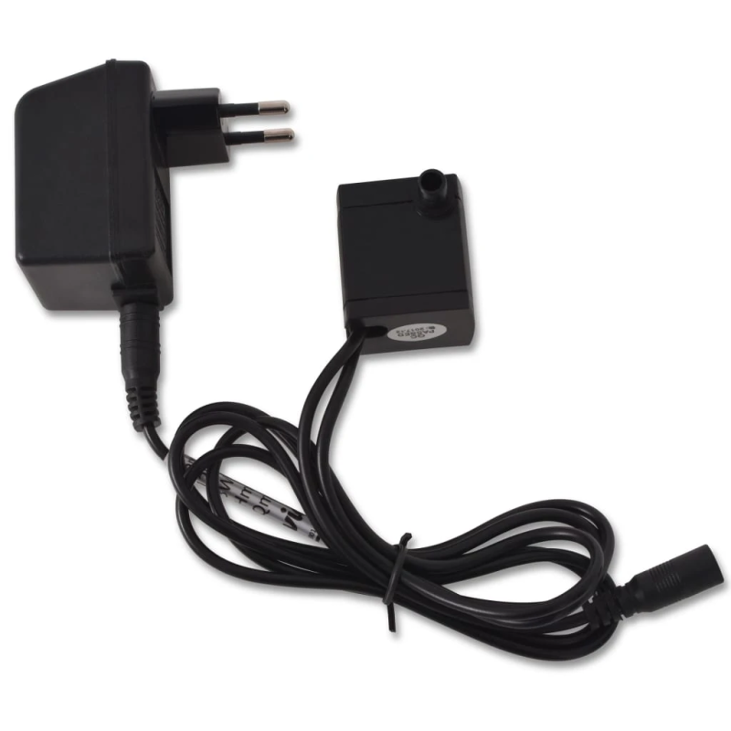 vidaXL telpu strūklaka ar LED gaismām, polirezīns