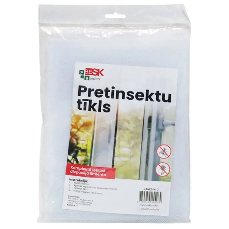 Pretinsektu tīkls 150x200cm
