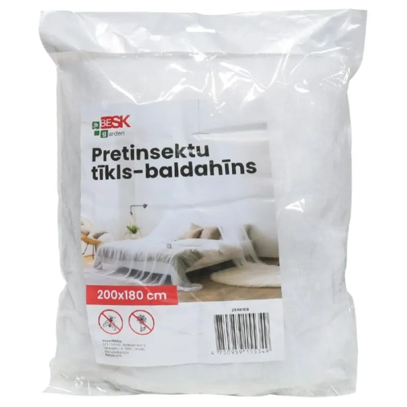 Pretinsektu tīkls- baldahīns
