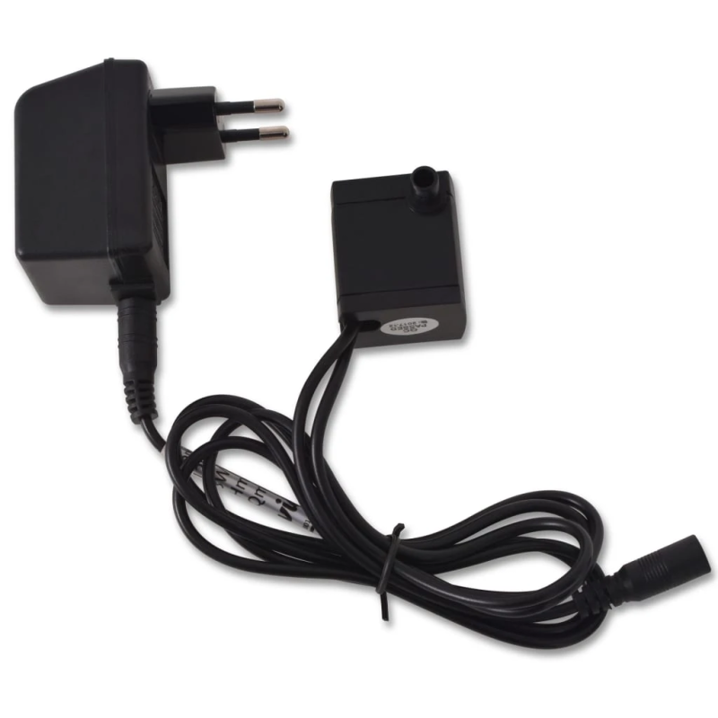 vidaXL telpu strūklaka ar LED gaismām, polirezīns