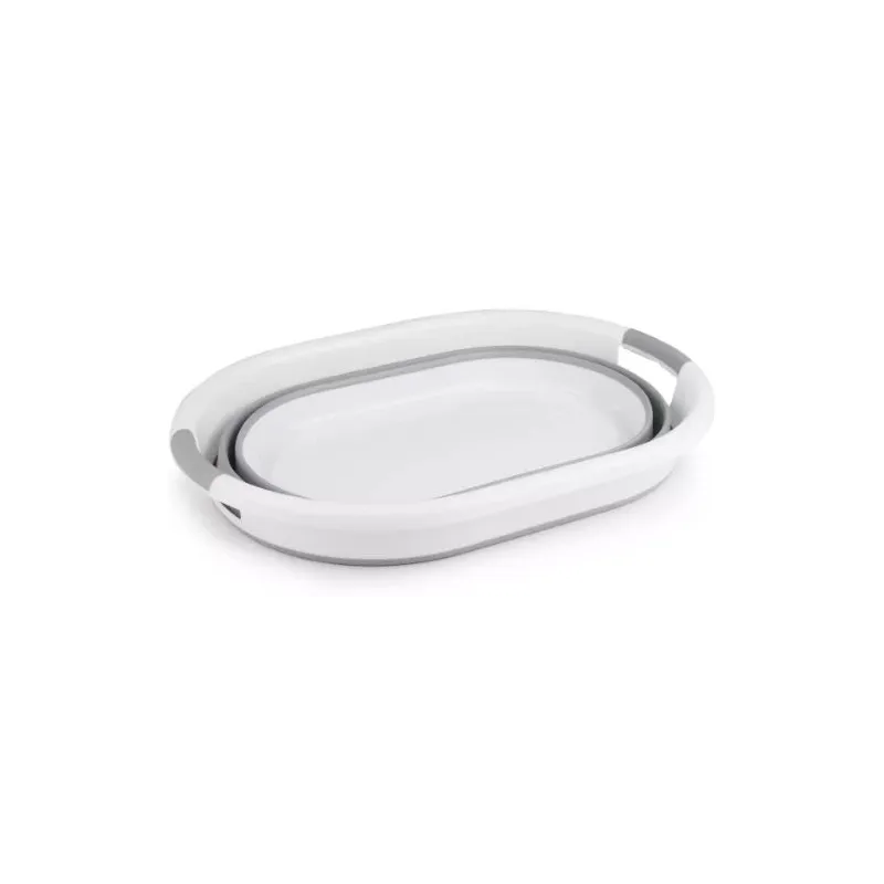 Beldray LA034816FPEU7 Collapsible Laundry Basket 28L White-Grey