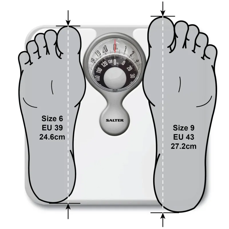 Salter 484 WFEU12 Magnifying Lens Bathroom Compact Mechanical Scale