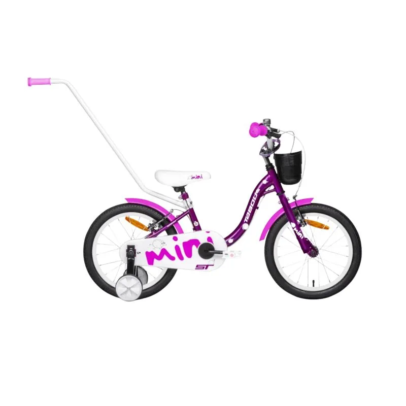 Bērnu velosipēds TABOU Mini ST, 16 violeti balts