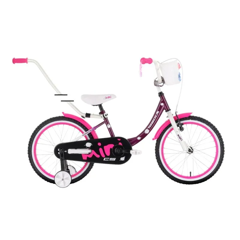 Bērnu velosipēds TABOU Miss CS, 14 violeti balts