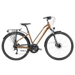 Sieviešu velosipēds ROMET Gazela 6, brūns-melns ,L,