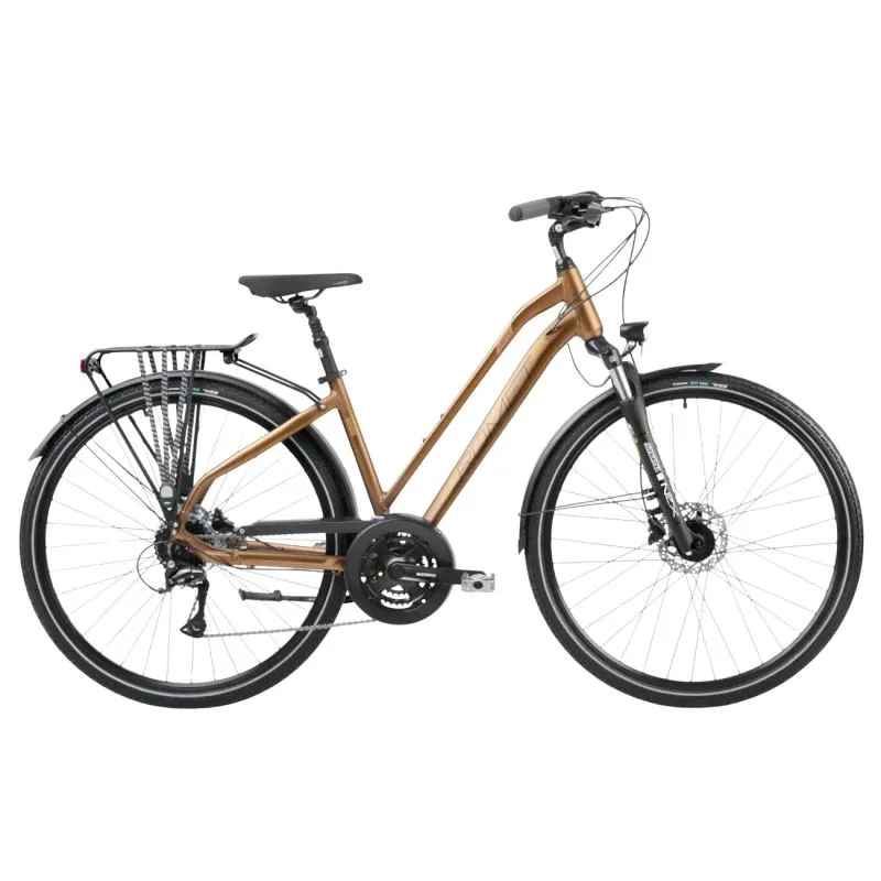 Sieviešu velosipēds ROMET Gazela 6, brūns-melns ,L,