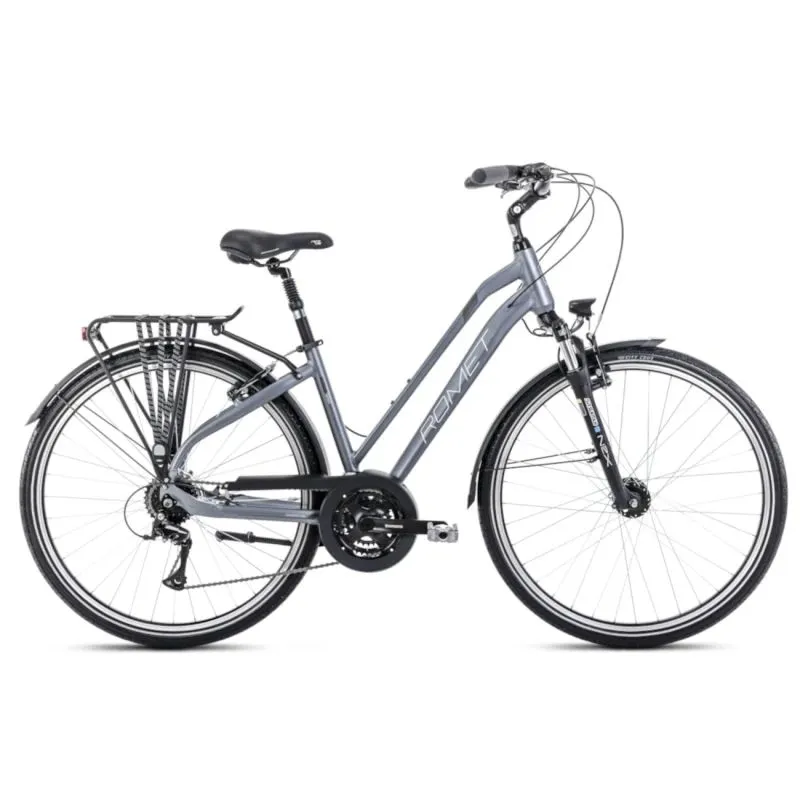 Velosipēds ROMET Gazela 5, sudrabpelēks ,M,