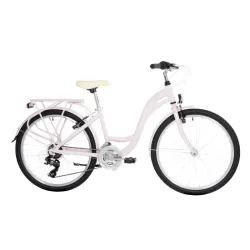 Meiteņu velosipēds ROMET Panda 1, 24 violeti balts