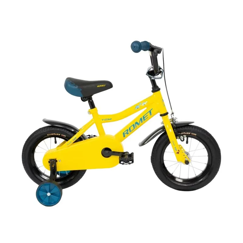 Bērnu velosipēds ROMET Tom 12, dzeltens