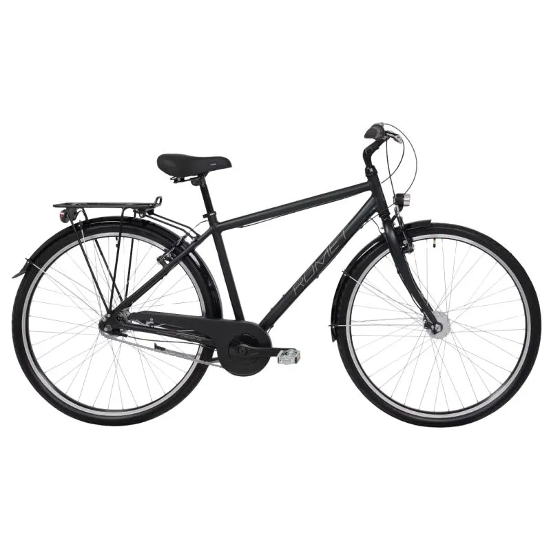 Velosipēds ROMET CTY M ar augstu rāmi, melns ,M,