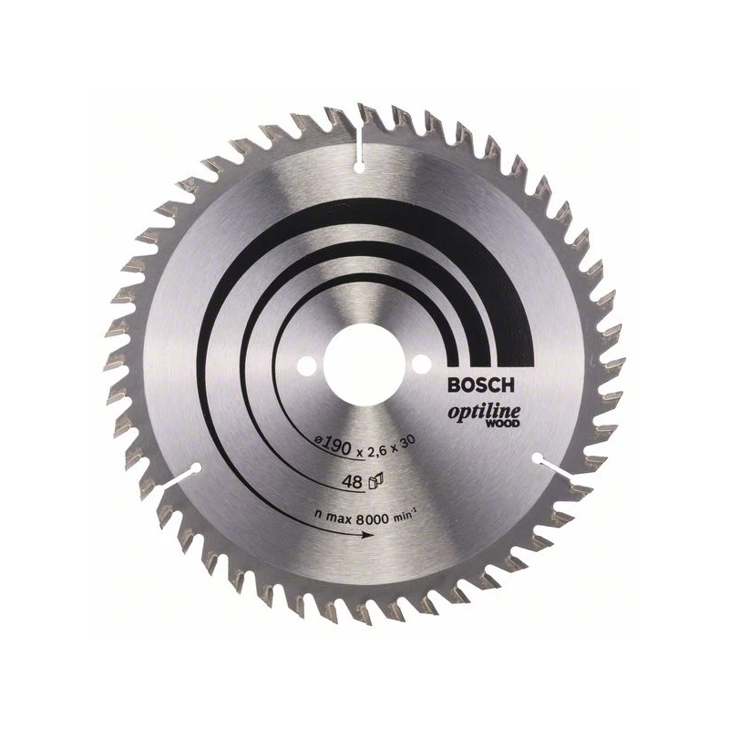 Ripzāģa disks 190x30mm Optiline Wood