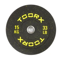 Svara disks TOORX Bumper Plate Crumb, 50 mm, 15 kg