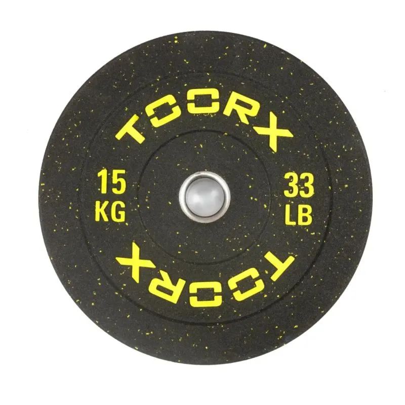Svara disks TOORX Bumper Plate Crumb, 50 mm, 15 kg